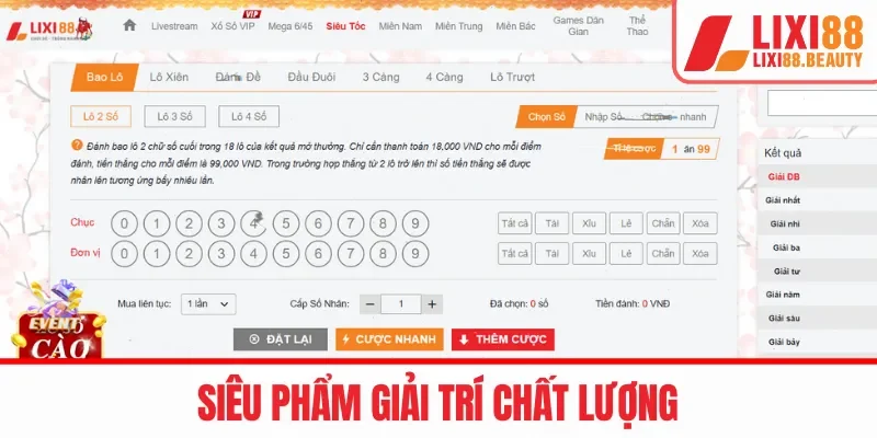 Siêu phẩm giải trí chất lượng